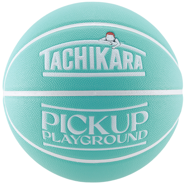 タチカラ PICKUP PLAYGROUND スラムダンク 7号 緑 PICK UP PLAYGROUND × TACHIKARA BASKETBALL size7
